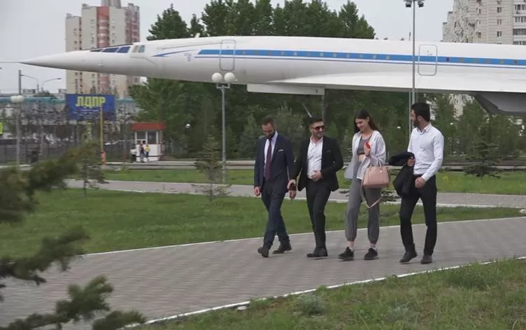 Çend ciwanên Kurd li Rûsyayê endazyariya firokevaniyê dixwînin