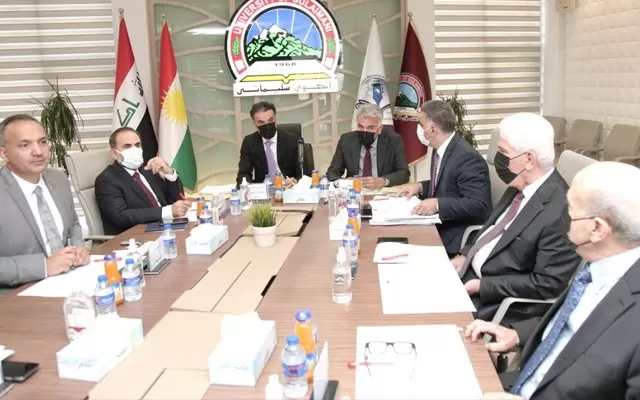 بەسەرپەرشتى د. ئارام محمد قادر ئەنجومەنى وەزارەتى خوێندنى باڵا کۆبۆوە ...