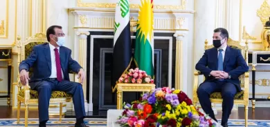 Serokwezîr li gel wezîrê çandiniyê yê Îraqê civiya