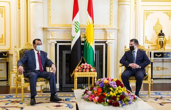 PM Barzani Received the Minister of Agriculture in the Federal Government