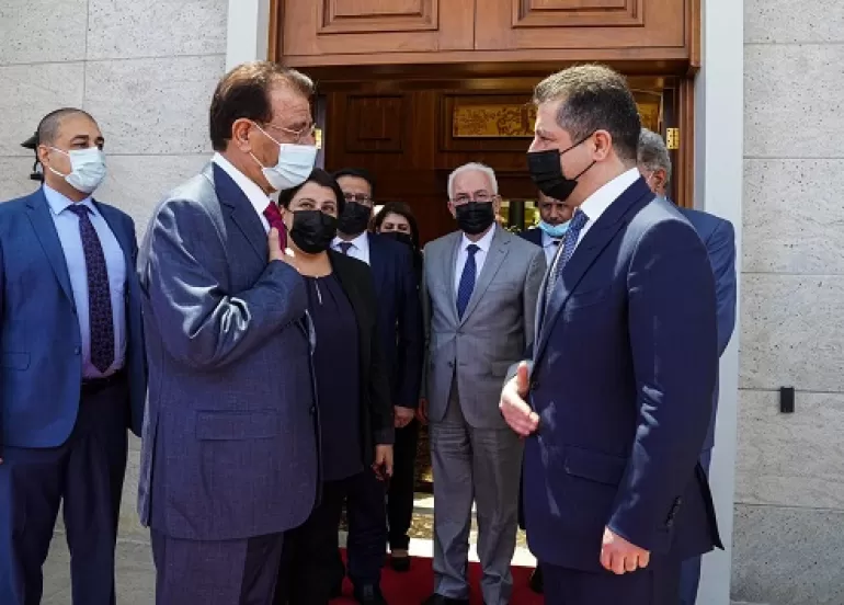 PM Barzani Received the Minister of Agriculture in the Federal Government