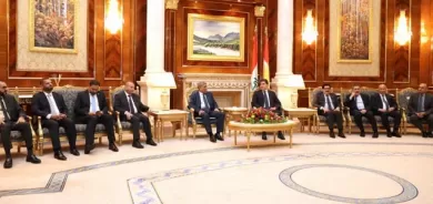 نێچيرڤان بارزانى پێشوازى له‌ شاندێكى ڕه‌وتى سه‌در كرد