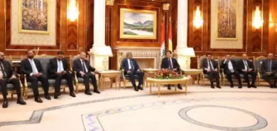 نيجيرفان بارزاني يستقبل وفداً من التيار الصدري