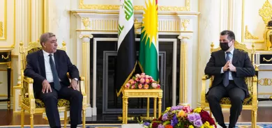 رئيس حكومة إقليم كوردستان يستقبل وفداً رفيعاً من التيار الصدري