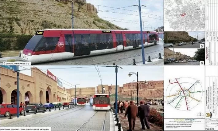 محافظ العاصمة أربيل : تصاميم مشروع خط ترام العاصمة مكتملة وهذا ما اخر تنفيذه