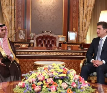 سه‌رۆكى هه‌رێمى كوردستان پێشوازى له‌ كونسولى سعووديه‌ كرد