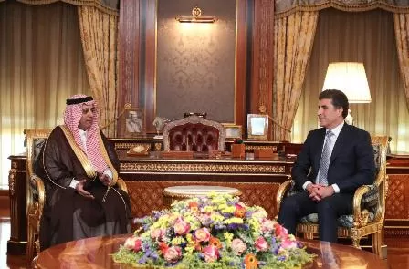 رئيس إقليم كوردستان يستقبل القنصل السعودي الجديد