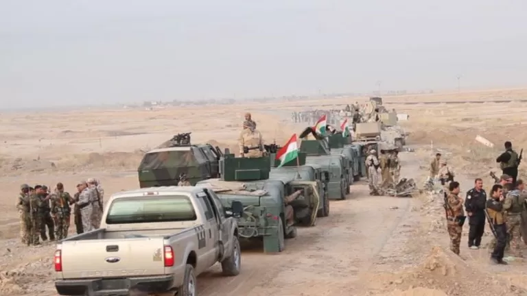 Hêzên pêşmerge çend navçe ji destê DIŞIê azad kirin