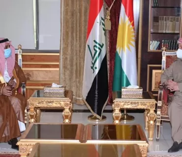 سەرۆك بارزانی پێشوازی لە كونسوڵی نوێی سعوودیە لە هەولێر دەكات