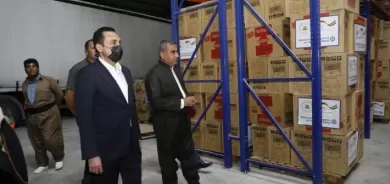 قافلة مساعدات ضخمة من أربيل لمنكوبي شاريا