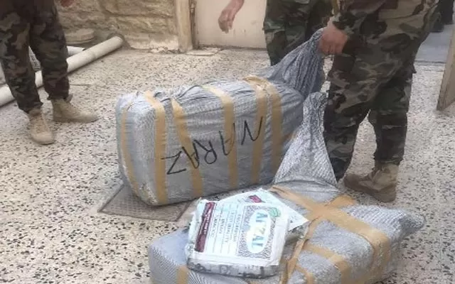 لە هەولێر دەست بەسەر 500 کیلۆ ماددەی هۆشبەر داگیرا