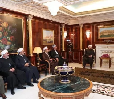 سەرۆک نێچیرڤان بارزانی لەگەڵ یەکێتیی زانایان کۆبووەوە