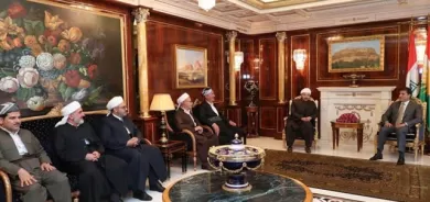 سەرۆک نێچیرڤان بارزانی لەگەڵ یەکێتیی زانایان کۆبووەوە