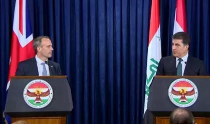 وزير الخارجية البريطاني يوجه دعوة إلى رئيس إقليم كوردستان لزيارة لندن