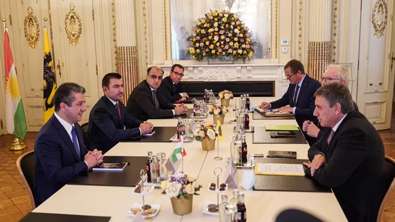 مسرور بارزاني يجتمع مع نظيره الفلاندرزي في أول محطة من زيارته لبلجيكا