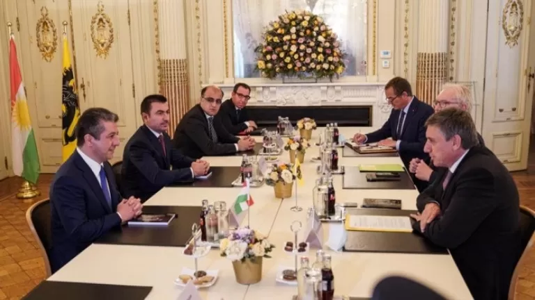 Mesrûr Barzanî li gel Jan Jambon civiya