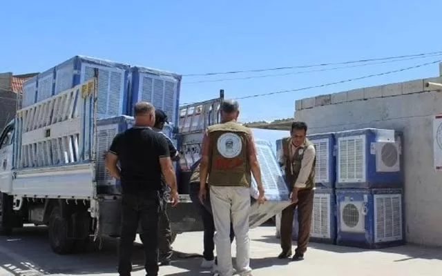 دەزگای خێرخوازیی بارزانی، چەندین پێداویستی بۆ قوتابخانەكانی شاری كفری و خانەقین دابینكرد