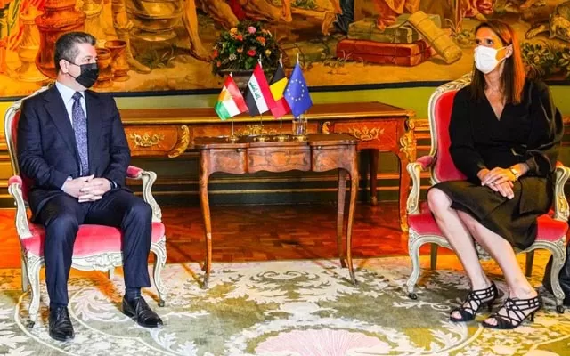 سەرۆکی حکومەتی هەرێمی کوردستان لە گەڵ جێگری سەرۆک وەزیران و وەزیری دەرەوەی بەلجیکا کۆدەبێتەوە