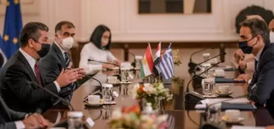 سەرۆکی حکومەتی هەرێمی کوردستان لە گەڵ سەرۆک وەزیرانی یۆنان کۆبووەوە