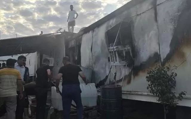 شوێنی حەوانەوە بۆ ئاوارە زیانلێکەوتووەکانی كەمپی شاریا دروست دەكرێت