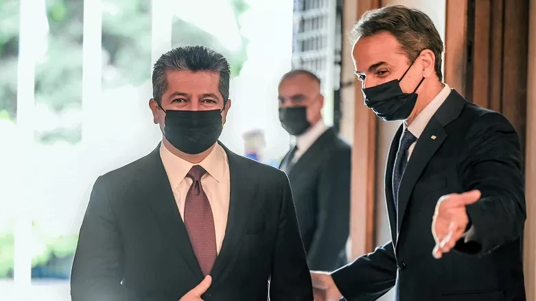 Serokwezîr Mesrûr Barzanî ligel Serokwezîrê Yûnanistanê civiya