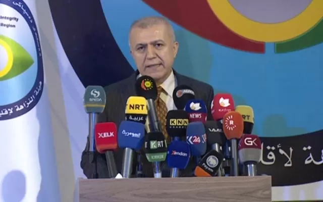 سەرۆكی دەستەی دەستپاكی: پلەی ناشایستەو نایاسایی لە فەرمانبەران وەردەگیرێتەوە