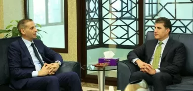 له‌ میانی سه‌ردانه‌كه‌یدا بۆ ئیماراتی عه‌ره‌بی یه‌كگرتوو سه‌رۆكی هه‌رێمی كوردستان سه‌ردانی باڵیوزی عێراق له‌ ئه‌بوزه‌بی ده‌كات