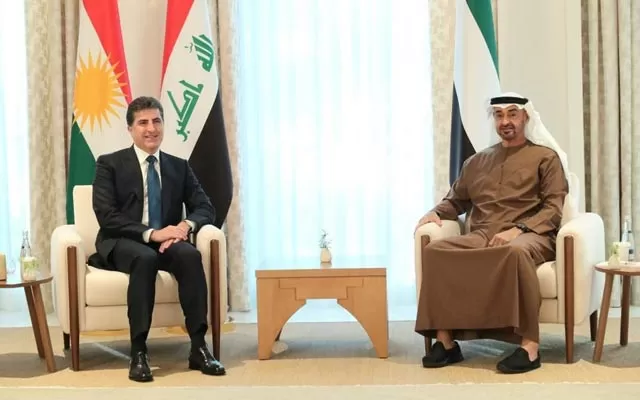 سه‌رۆكى هه‌رێمى كوردستان و جێنشينى ئه‌بو زه‌بى كۆبوونه‌وه‌