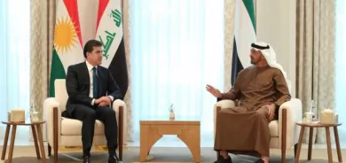 Serokê herêmê li gel Cîhnişînê Ebû Zebî civiya