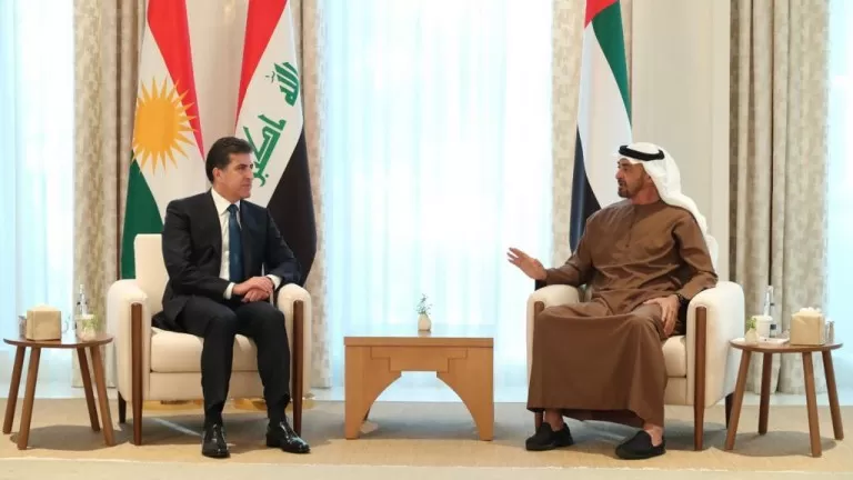 Serokê herêmê li gel Cîhnişînê Ebû Zebî civiya