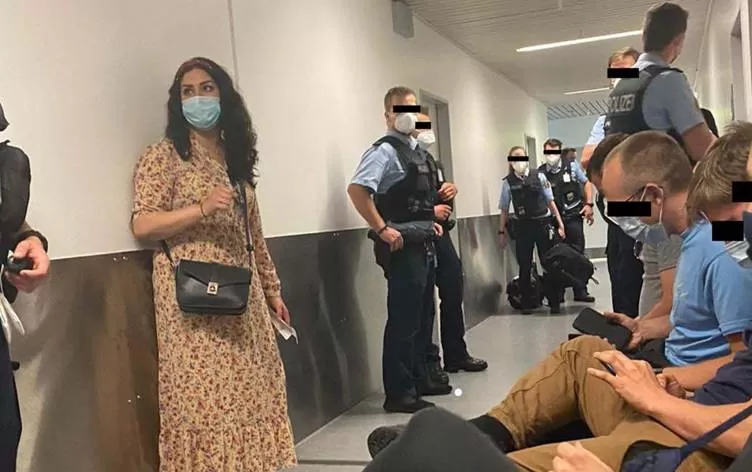 Almanyayê rê li ber komekê ku dixwest bê Herêma Kurdistanê girt