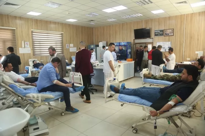 في يومه العالمي .. حملة للتبرع بالدم في اربيل