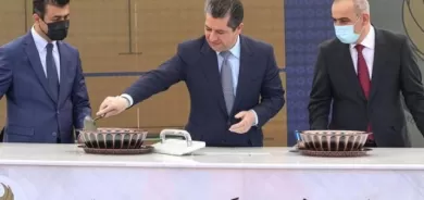 سەرۆکی حکومەتی هەرێمی کوردستان بەردی بناغەی پڕۆژەی کارگەی جووتیار دادەنێت