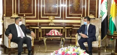 PM Barzani receives the Governor of the Central Bank of Iraq