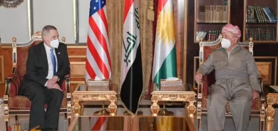 سەرۆک بارزانی پێشوازی لە باڵیۆزی ئەمەریکا لە عێراق دەکات