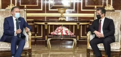 سەرۆکی حکومەتی هەرێمی کوردستان پێشوازی لە شاندێکی نەتەوە یەکگرتووەکان دەکات