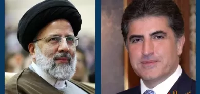 سه‌رۆك نێچيرڤان بارزانى و سه‌رۆك ڕه‌ئيسى، په‌يوه‌ندييه‌كى ته‌له‌فۆنييان ئه‌نجام دا