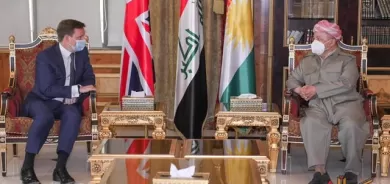 ئەمڕۆ  چوارشەممە  سەرۆك بارزانی پێشوازی لە باڵیۆزی بریتانیا لە عێراق دەكات