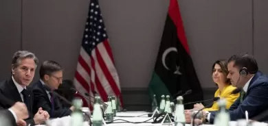 الدبيبة بعد لقاء بلينكن: خروج المرتزقة من ليبيا ضرورة ملحة