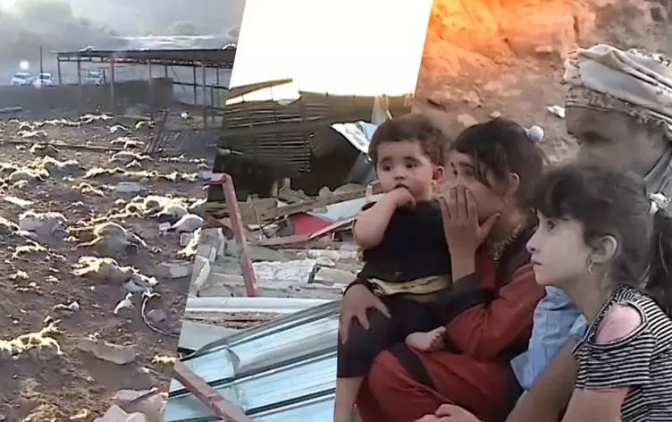 Hûrgiliyên bombebarana Tirkiyê li ser gundên Amêdiyê