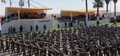 الحشد الشعبي يقيم استعراضاً عسكرياً بذكرى تأسيسه