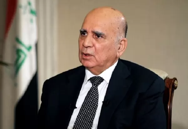 Iraqi Foreign Minister Fouad Hussein attends the meeting of the international coalition against ISIS