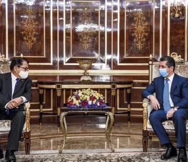 سەرۆکی حکومەتی هەرێمی کوردستان پێشوازی لە باڵیۆزی ئوسترالیا لە عێراق دەکات