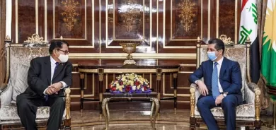 سەرۆکی حکومەتی هەرێمی کوردستان پێشوازی لە باڵیۆزی ئوسترالیا لە عێراق دەکات