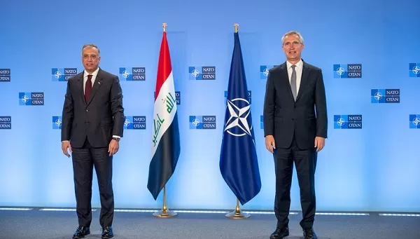 Iraqi PM Mustafa al-Kadhimi visits NATO Headquarters