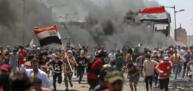 قطع طرق رئيسية في ميسان والناصرية احتجاجا على انقطاع الكهرباء