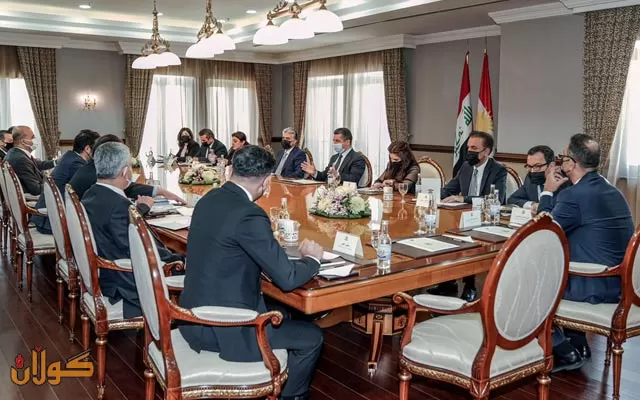 سەرۆکی حکومەتی هەرێمی کوردستان سەرپەرشتی کۆبوونەوەی ئەنجومەنی باڵای ئابووری دەکات