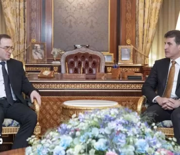 سەرۆکى هەرێمى کوردستان لەگەڵ باڵیۆزى ڕووسیا کۆبووەوە