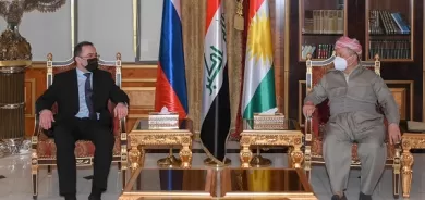 President Barzani receives Russian Ambassador to Iraq