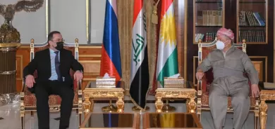 الرئيس بارزاني والسفير الروسي لدى بغداد يبحثان الانتخابات المبكرة وأوضاع العراق